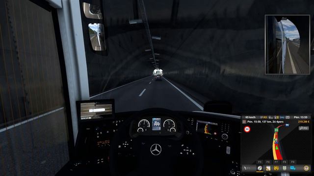 ETS2 - Mercedes-Benz New Travego 16 SHD | Nizza-Torino смотреть онлайн