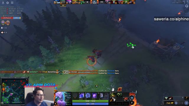 MMR PEAK JOURNEY - APIN DOTA 2 LIVE NOW - Dota 2 Indonesia смотреть онлайн