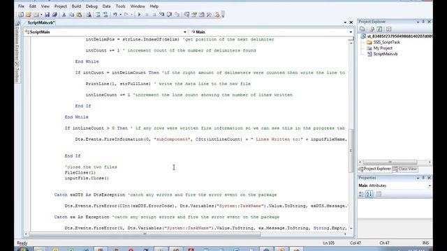 Using Script Task and Components in SQL Server Integration Services смотреть онлайн