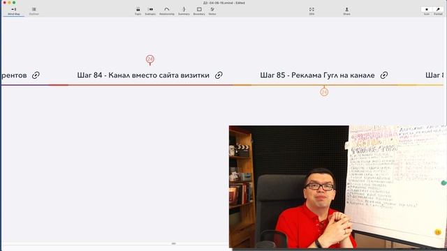 Шаг 84 - Канал вместо сайта визитки смотреть онлайн
