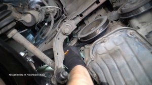 How to change serpentine belt on NISSAN MICRA K12 [TUTORIAL AUTODOC]