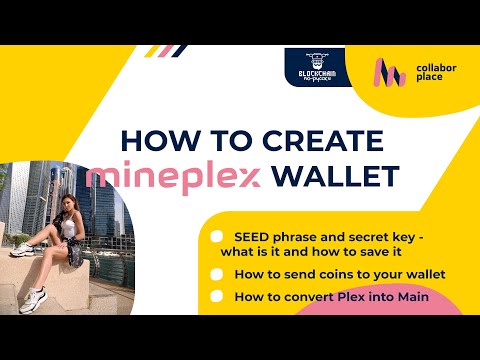Mineplex Banking | How To Create Mineplex Wallet | Seed Phrase And Secret Key | Collabor Place