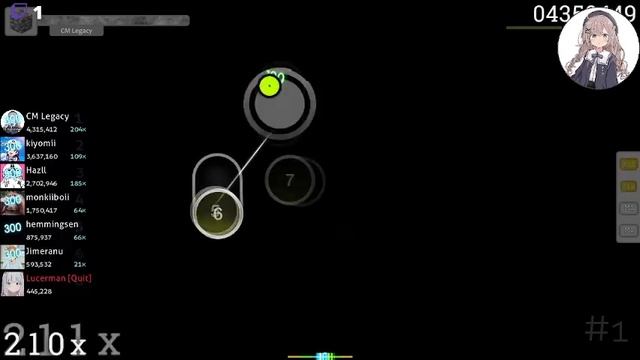 【osu! Live SD】YUC'e - Magical Mixer [Magic] Rank B +HD 11misses | Multi Session смотреть онлайн