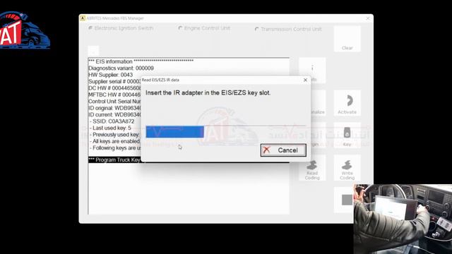 Mercedes Actros Truck All Keys Lost Key Programming | ABRITES | IAT Middle East смотреть онлайн