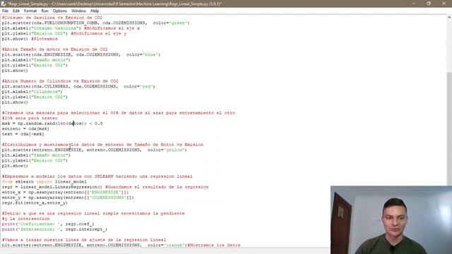 REGRESION LINEAL SIMPLE Y REGRESIÓN LINEAL MULTIPLE EN PYTHON | Machine Learning con Python смотреть онлайн