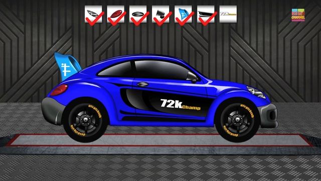 Sports Car | Cars | Cartoon Cars | Cars Race | Kids Sports Car смотреть онлайн