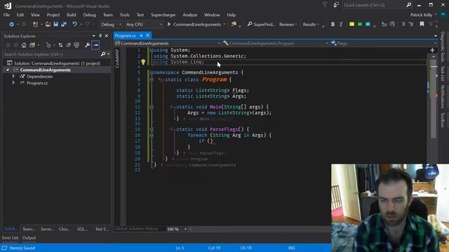 C# Command Line Arguments Parsing Strategies смотреть онлайн