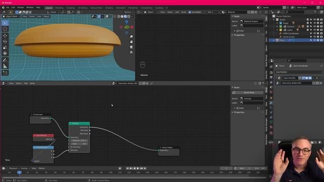Geometry Nodes "Fields" 1st Look Blender 3D Tutorial смотреть онлайн