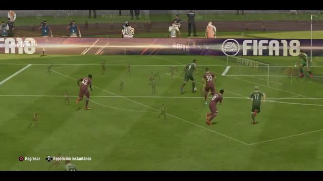 Chance de Andrés Chávez Panathinaikos 0 Manchester City 2 UEFA Champions League FIFA 18 смотреть онлайн