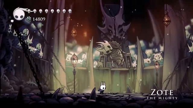 Hollow Knight Zote "the Mighty" first kill (Trial of the Conqueror) смотреть онлайн