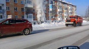 Пожар в Губахе