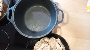 Корейка тает во рту по этому рецепту! Тушеная свиная корейка с грибами и луком. Не пожалеете!