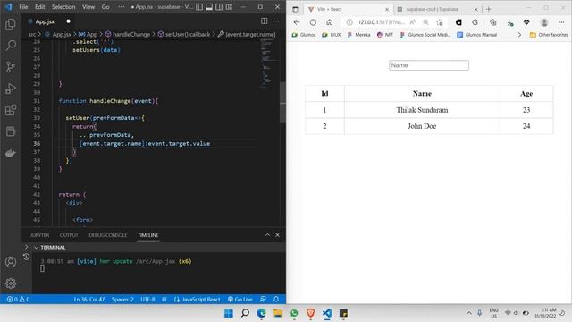 React + Supabase Fullstack CRUD Application | Part 4: Create User смотреть онлайн