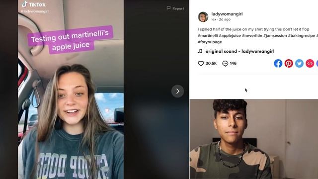 Viral TikTok Apple Juice Bottle! Biting Into It Sounds Like An APPLE?! смотреть онлайн