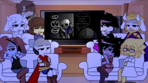 Реакция персонажей Undertale на комикс "бессонница" [2 часть]