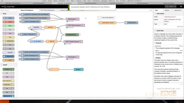 See FairCom EDGE in action with easy to use Node-RED via MQTT смотреть онлайн