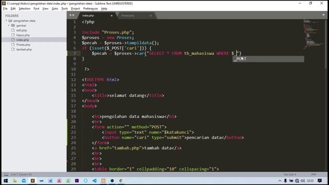tutorial php dan mysql pencarian data (Searching Data) смотреть онлайн