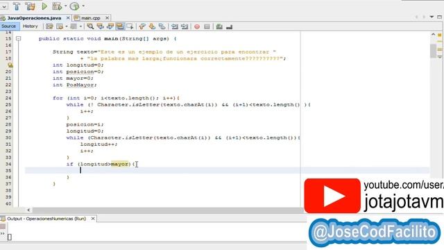 Ejercicios Java & C++ 21 - Buscar palabra más larga (Strings) смотреть онлайн