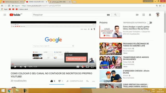 COMO COLOCAR A MARCA D´AGUA DO SEU PROPRIO CANAL!!! смотреть онлайн