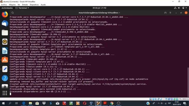 14.- Serie linux: Instalación servidor base de datos MySQL смотреть онлайн