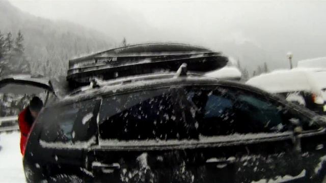 Canazei Italy выезд с отеля Garnì Princess (Доломитовые Альпы) смотреть онлайн