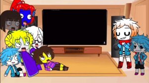 Undertale react to Disbelief! Papyrus(3/4) / РЕАКЦИЯ АНДЕРТЕЙЛ НА НЕВЕРУЮЩИЙ! ПАПИРУС(3/4) (лениво)