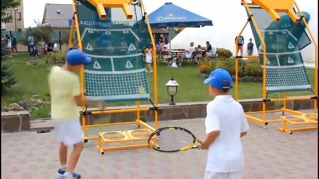 Tennis-Hit Pro M1 парная тренировка смотреть онлайн