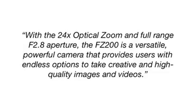 Panasonic Lumix DMC FZ200 смотреть онлайн
