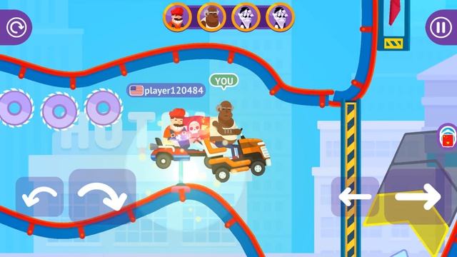 Happy Racing All Characters Upgraded Max Levels | Funny Trolling Multiplayer Racing Game смотреть онлайн