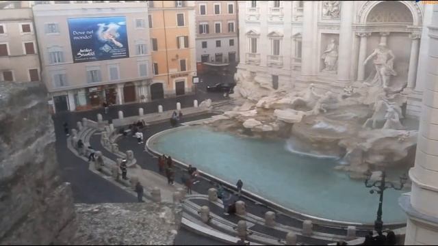 Италия. Рим - Фонтан Треви. История и интересные факты о самом крупного фонтане Рима. Обзор смотреть онлайн