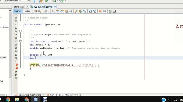 lesson 03 || Java type casting in English to Bangla(ইংরেজী থেকে বাংলা) смотреть онлайн