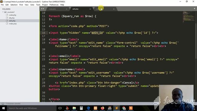 Edit 2. Update data from database using php and mysqli. смотреть онлайн