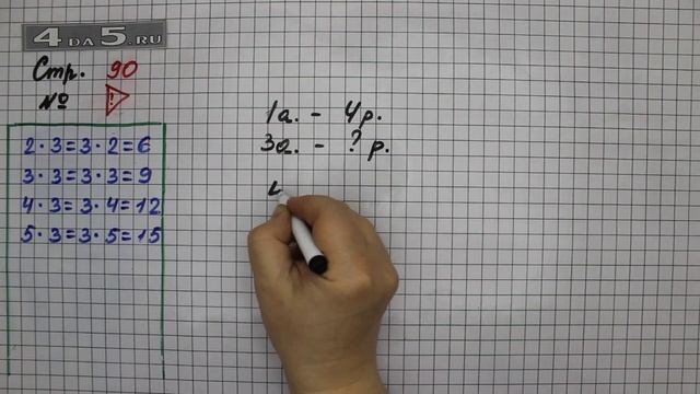 Страница 90 Задание проверь себя – Математика 2 класс Моро М.И. – Учебник Часть 2 смотреть онлайн