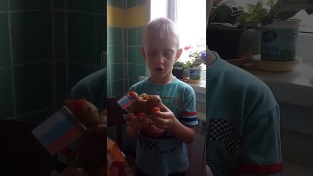 Поделка из овощей, машинка смотреть онлайн