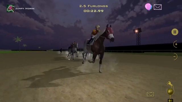 Jumpy Horse Racing Game смотреть онлайн