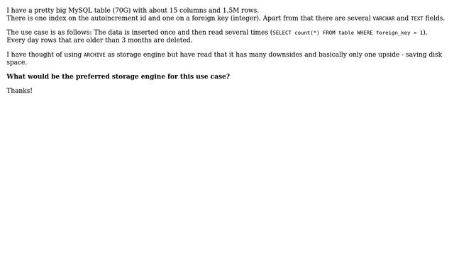 Databases: Best MySQL storage engine for read heavy table with two indexes (2 Solutions!!) смотреть онлайн