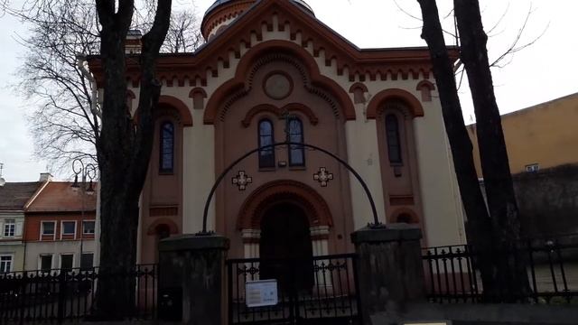 Пятницкая церковь ,Вильнюс,здесь царь Петр крестил прадеда Пушкина смотреть онлайн