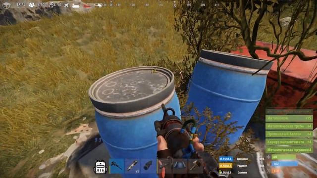 Мы скрафтили переработчик в игре Rust/Раст #33 смотреть онлайн