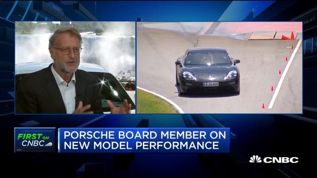 Porsche board member Detlev Von Platen on the new all-electric vehicle смотреть онлайн