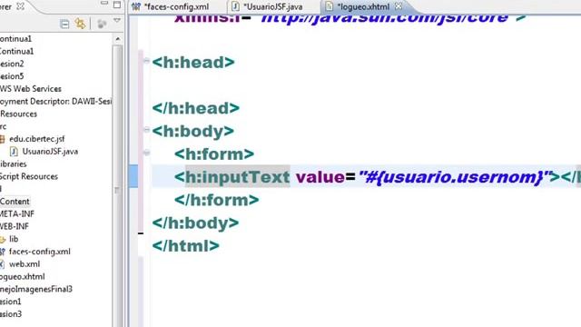 DESARROLLO WEB II JAVA - Sesion 3 : JSF (Java Server Faces - Introduccion) смотреть онлайн
