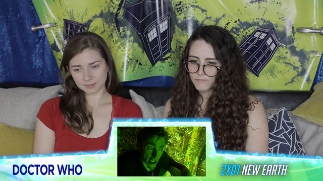 Doctor Who | Reaction | 2x01 | New Earth | We Watch Who смотреть онлайн
