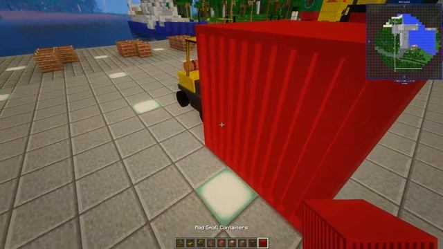MineJurassic Harbour Mania Mod Showcase Containers Crates Trucks Minecraft Dinosaurs HD 60FPS Ep31 смотреть онлайн