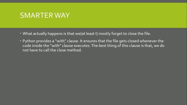 Python Tutorial 28 - File Handling смотреть онлайн