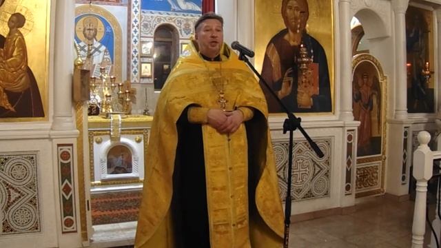 Проповедь отца настоятеля на престольный праздник (12.12.19) смотреть онлайн