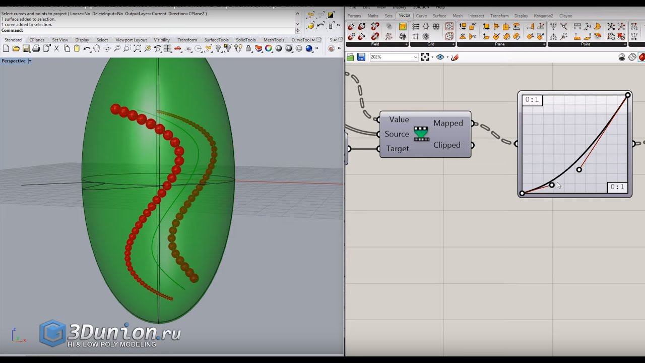 Grisant In Grasshopper. Расстановка гризанта в Грассхоппер 2часть.