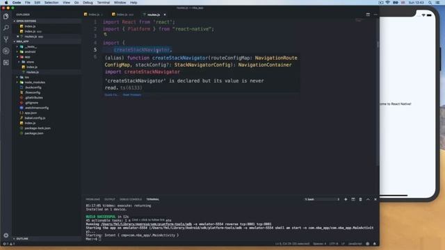 4 Adding react navigation || Build React Native Complete App смотреть онлайн