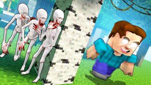 SCP ПРЯТКИ В МИРЕ МАЙНКРАФТ! СКРОМНИКИ УКРЫЛИСЬ ЗА ДЕРЕВОМ! ХИРОБРИН ИЩЕТ В Garry`s Mod