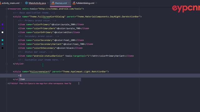 Android Studio - Full Screen Alert Dialog смотреть онлайн