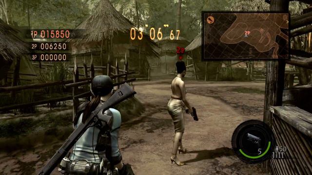 Excella is attacked by a ghost - Resident Evil 5 versus online смотреть онлайн
