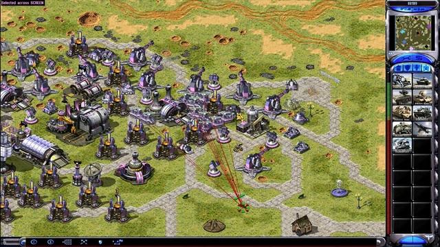 If I can't destroy enemy base using 10 prism tanks, I lose | Yuri's revenge | 7 vs 1 смотреть онлайн